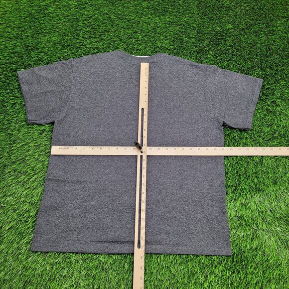 ACDC Shirt Medium 21x24 Boxy Cropped Gray - Picture 5 of 12